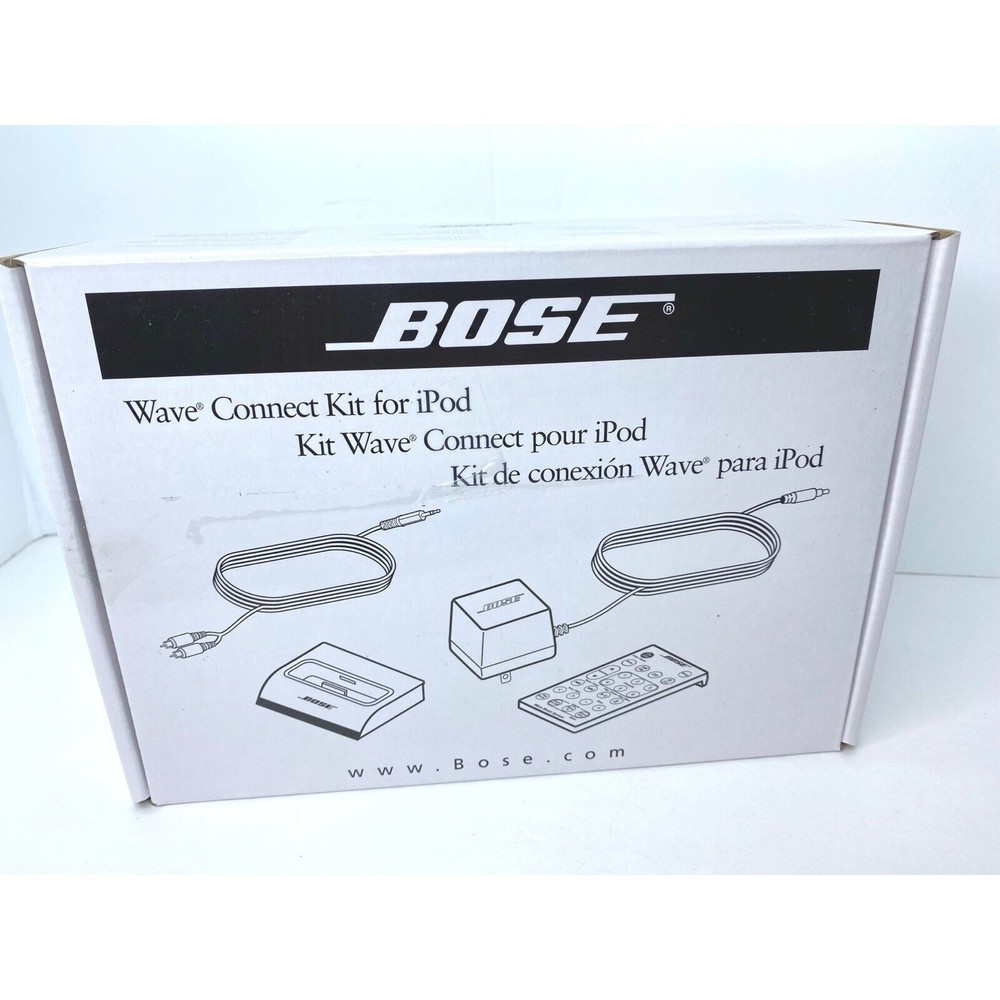 Bose Wave Connect Kit For IPod 315527-0010 W/Remote For Bose Acoustic Wave NEW